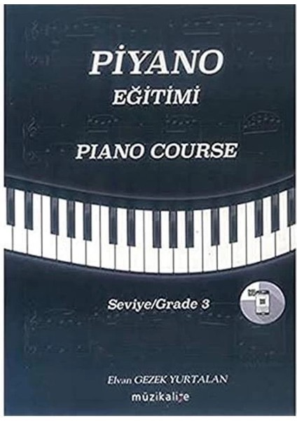 Piyano Eğitimi-Piano Course: Seviye / Grade 3 modelleri