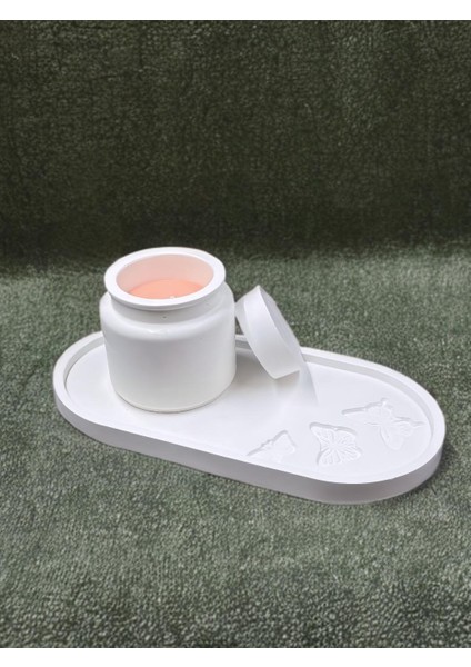 Dekoratif Sunumluk %100 Doğal Soya Mum Seti Özel Tasarım Kaplar ve Kabartmalı Sunumluk | Ev Dekorasyonu, Hediyelik ve Aromaterapi Için Zarif Seçenek fırsatları