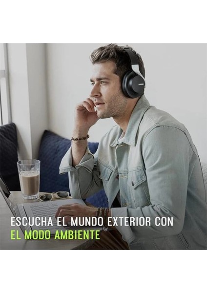 Aonic 40 Anc Bluetooth 5.1 Kablosuz Kulak Üstü Yerleşik Mikrofonlu Kulaklık, Beyaz - Tr fırsatları