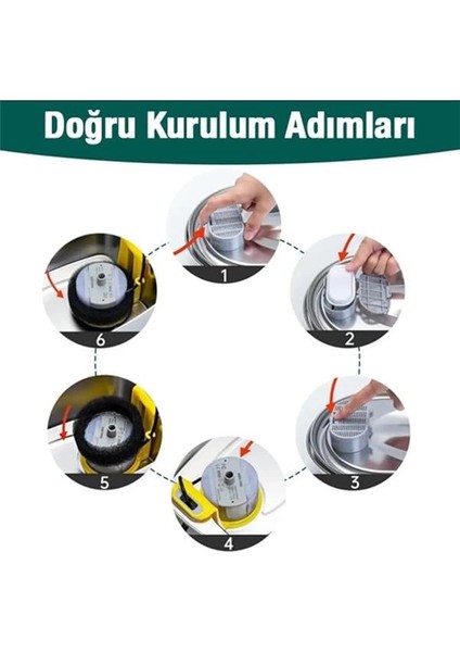 Paslanmaz Çelik Su Pınarı Için Aktif Karbon Yedek Filtre 8 Adet fırsatları