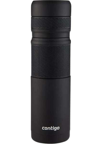 Thermal Bardaklı Çelik Termos 740 ml Siyah