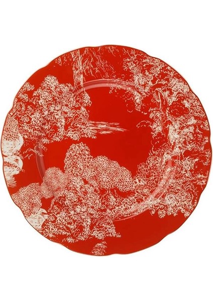 Bone Olympos 6 Kişilik 28 Parça Yemek Takımı Kırmızı Dekorlu 11573 fırsatları