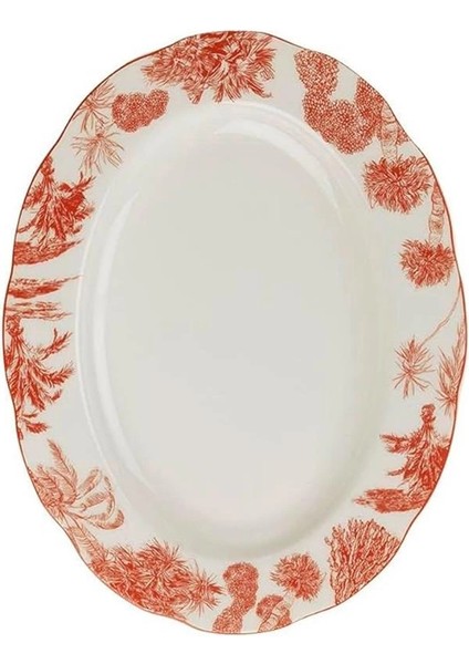 Bone Olympos 6 Kişilik 28 Parça Yemek Takımı Kırmızı Dekorlu 11573 indirimleri