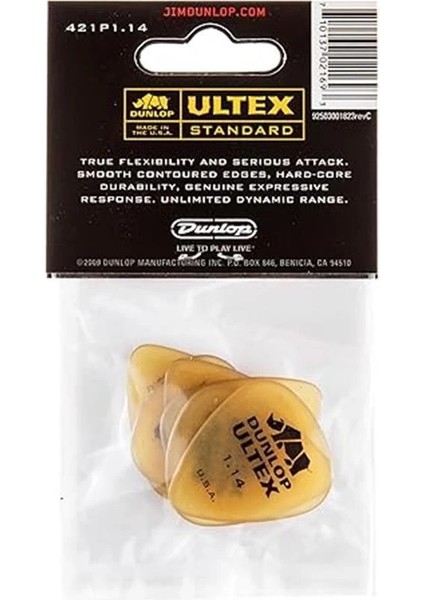 Médiators 1,14MM Ultex 1,14MM Sachet De 72