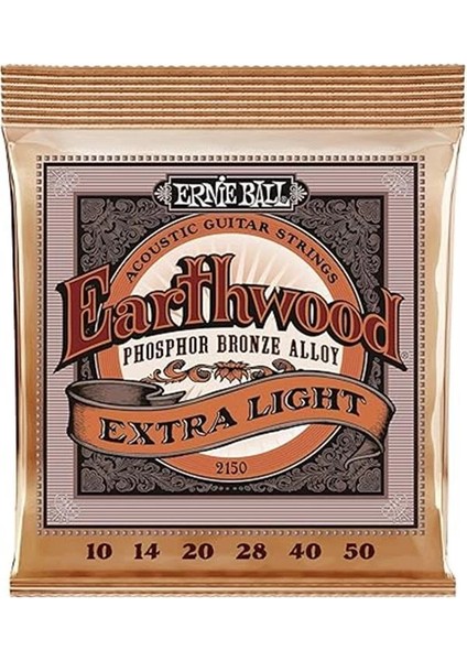 Earthwood Extra Hafif Fosfor Bronz Akustik Gitar Telleri - 10-50 Kalınlık modelleri