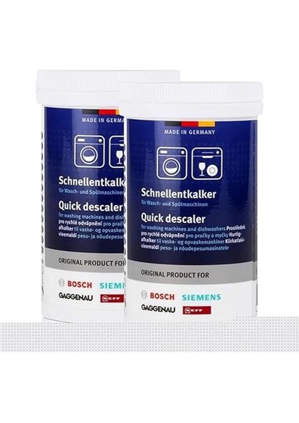 2 x Schnellentkalker 250 G – Çamaşır-Ve Bulaşık Makinesi Için, Kireç Çözücü fiyatları