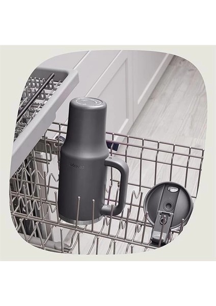 Üniseks Yetişkin Streeterville Tumbler Pipetli Yalıtımlı Su Şişesi, 1.2l, Antrasit indirimleri