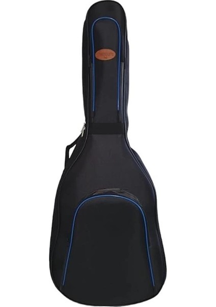 Müzik Müzik Profesyonel Su Geçirmez 20 mm Pedli Gigbag Akustik Gitar Kılıfı Siyah