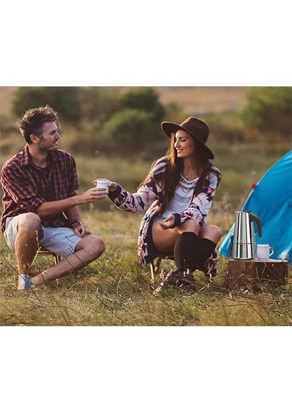 4 Kişilik Çelik Mokapot Espresso Filtre Italyan Kahve Makinesi indirimleri
