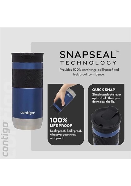 Contıgo Byron Pro Snapseal Termos Bardak 470ML Mavi fiyatları
