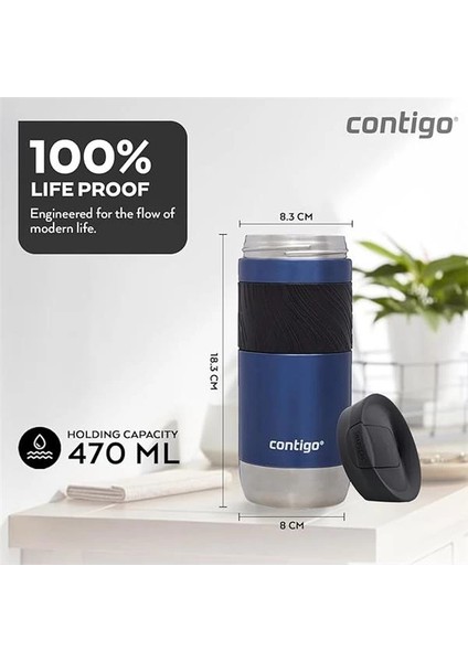 Contıgo Byron Pro Snapseal Termos Bardak 470ML Mavi fırsatları