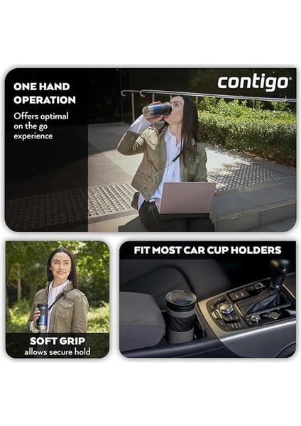 Contıgo Byron Pro Snapseal Termos Bardak 470ML Mavi indirimleri