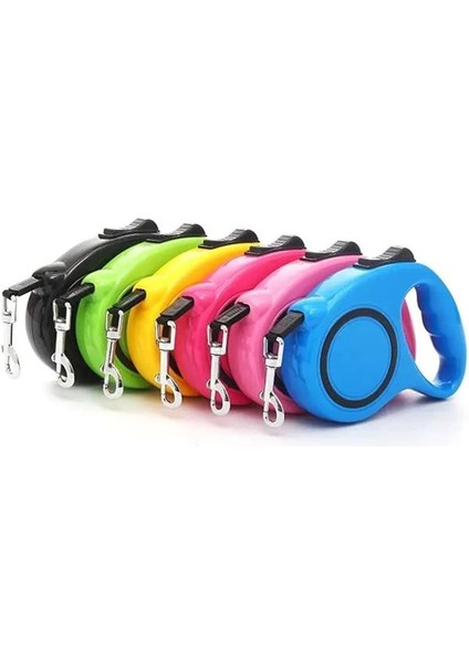 Köpekler Için Premium 5 Metre Tuş Kontrollü Makaralı Tasma Kayışı - Dayanıklı, Ayarlanabilir 5 mt fiyatları