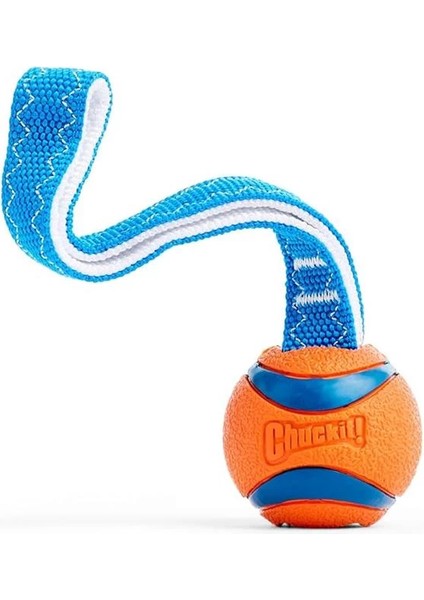 ! Ultra Tug Köpek Çekiştirmeli Oyun Topu (Small) - Dayanıklı Halatlı Doğal Kauçuk, Yüksek