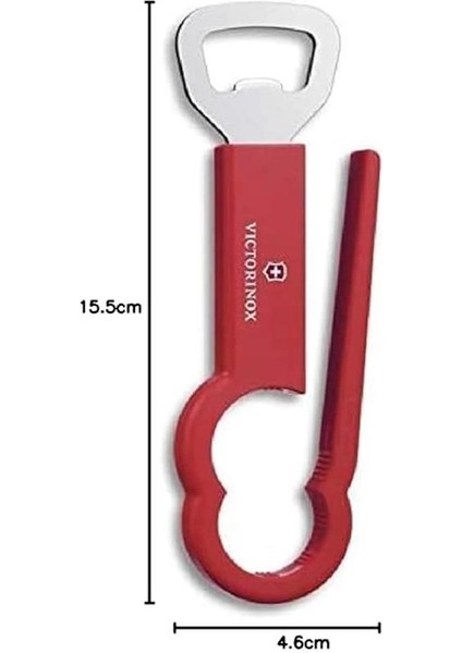 Pet Şişe Açacağı, Paslanmaz, Paslanmaz Çelik, Kırmızı