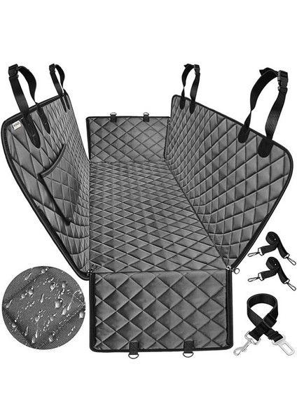 Evcil Hayvan Için Araba Koltuk Kılıfı, Oto Köpek Koltuk Örtüsü, Su Geçirmez Hamak 600D Ağır