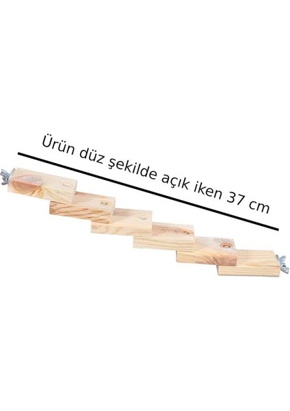 Fare Hamster Ginepig Tavşan Gine Domuzu Kuş Tüneği Kuş Tünek Merdiveni Tünek Oyun Parkuru Kemirgen