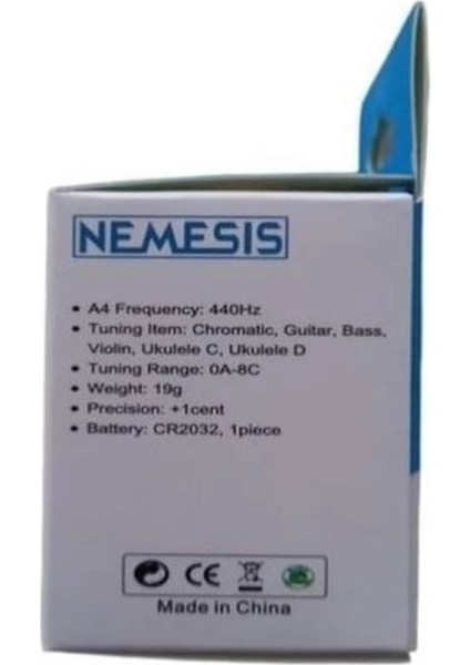 Nemesis Ft-18 Akort Cihazı Tuner Akort Aleti Klipsli Ft-18 modelleri