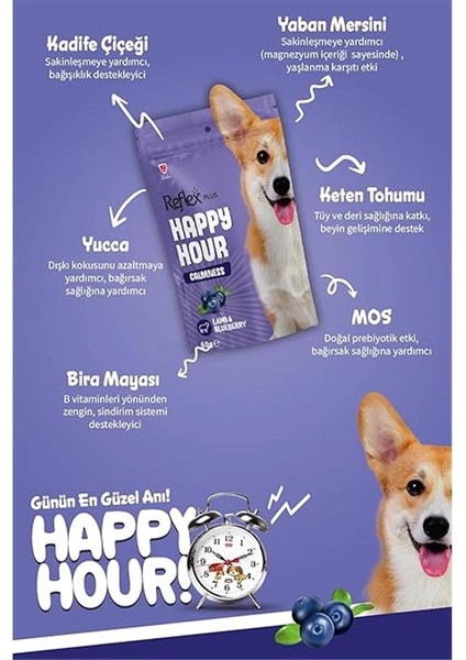 Happy Hour Sakinleşmeyi Destekleyici Köpek Ödül Mamasi 60 gr modelleri