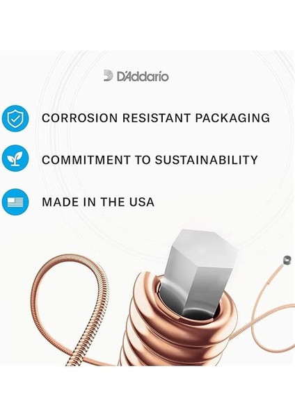 D'addario EJ16 Akustik Gitar Tel Seti, Phosphor-Bronze, Light Gau indirimleri
