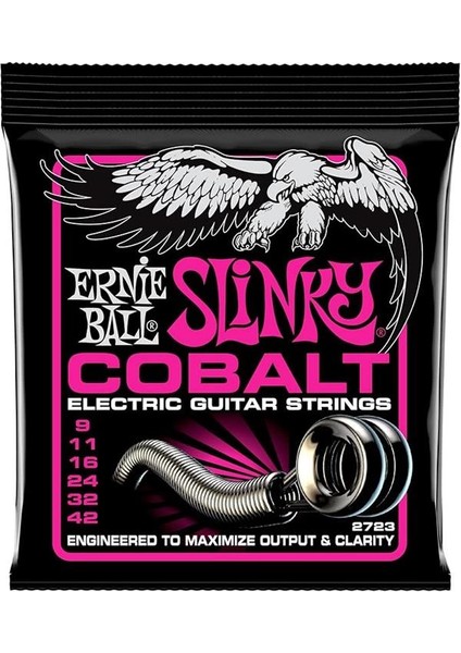 Süper Slinky Kobalt Elektro Gitar Telleri, Ölçü 9-42