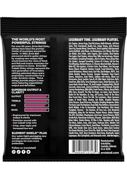 Süper Slinky Kobalt Elektro Gitar Telleri, Ölçü 9-42 fiyatları