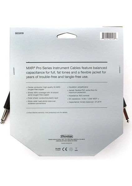 DCIX10 Pro Enstrüman Kablosu (3 M) fiyatları