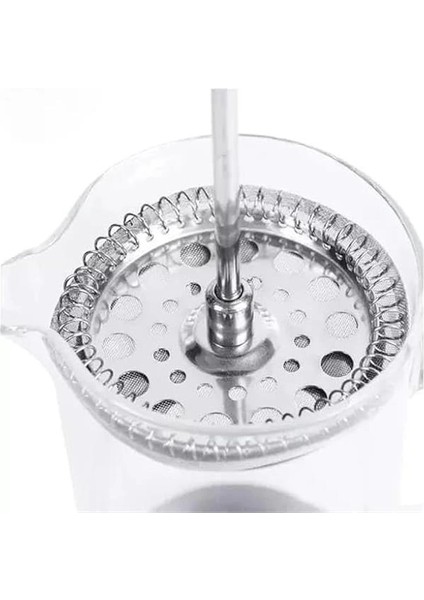 Orret Home Metal Saplı Borosilikat French Press, Termisil Süzgeçli Demlik, Bitki Çayı, Kahve ve Ada fırsatları