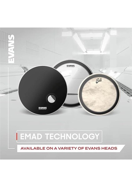 BD22EMAD2 Bas Davul Perdesi 22" Çift Katlı; Iç 0,254MM; Dış: 0,178MM