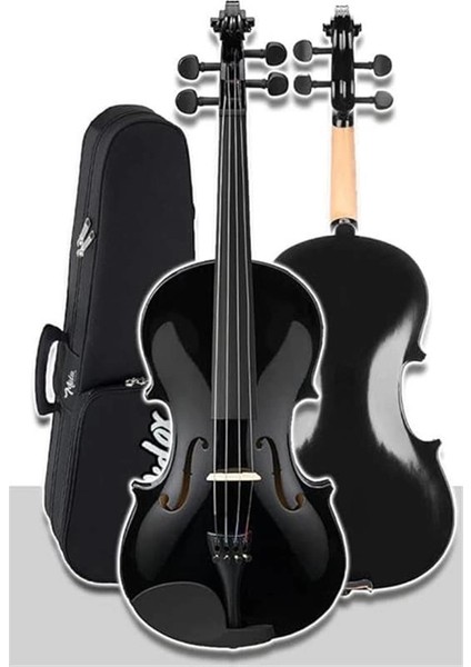 HGA24BK-TYS Siyah 1/2 Yarım Keman Seti 8-10 Yaş Çocuk Kemanı (Yastık Reçine Çanta Tel fiyatları