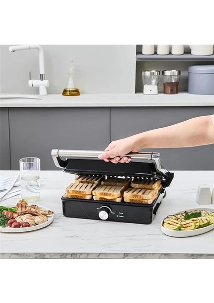 Inox 2000W Izgara ve Tost Makinesi fiyatları