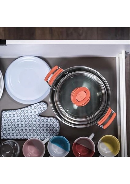 Optispace Çelik Tencere Seti - 6 Parça modelleri