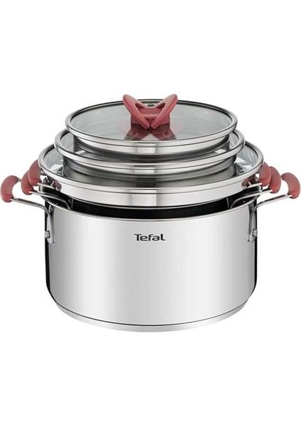 Optispace Çelik Tencere Seti - 6 Parça