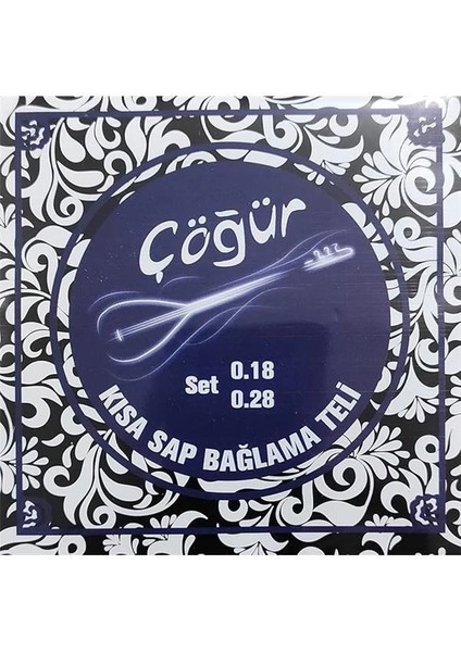 Çöğür CGR18 Kısa Sap Saz Teli 0.18 Takım Bağlama Teli