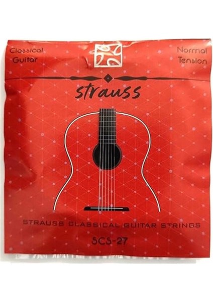Strauss Scs-27 Klasik Gitar Teli Takım Normal Tension modelleri