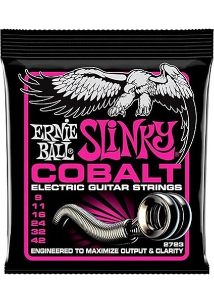 Süper Slinky Kobalt Elektro Gitar Telleri, Ölçü 9-42 modelleri