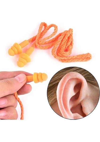 Essafe 10 Adet Hem Gürültüye Hem Suya Karşı Tam Koruma Sağlayan Kulak Tıkacı GE1425 24DB En fırsatları