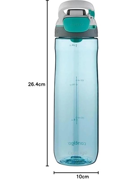 Cortland Autoseal Tritan Suluk,su YEŞILI,720 ml