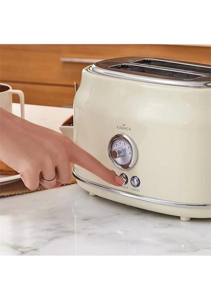 Retro Ekmek Kızartma Makinesi Krem indirimleri