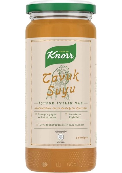 Tavuk Suyu 4 Porsiyon 480 ml fırsatları
