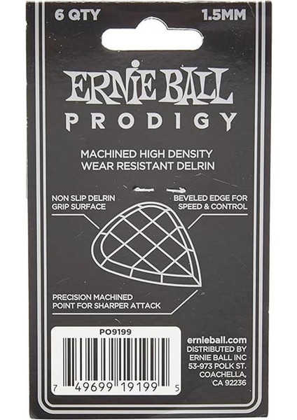 Standart Prodigy Seçtikleri, 1,5 Mm, Siyah, 6'lı Paket fırsatları