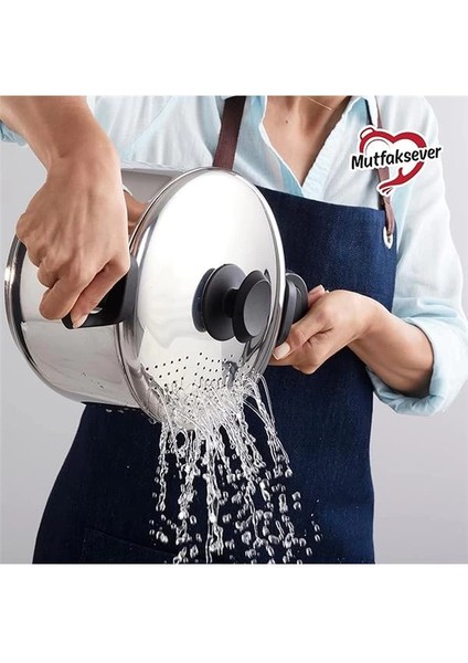 153.03.08.0369 Mutfaksever Çelik Makarna ve Mantı Tenceresi 22 Cm, Medium modelleri