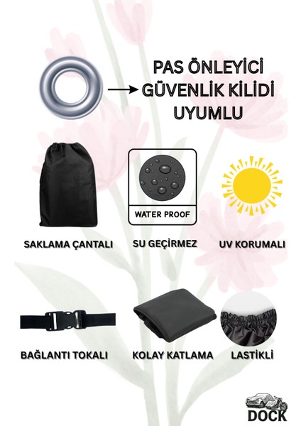 Siyah Yuki Motor Dırtypaws 250 2t Çanta ve Kilit Uyumlu Motosiklet Brandası(4 Mevsim) fiyatları