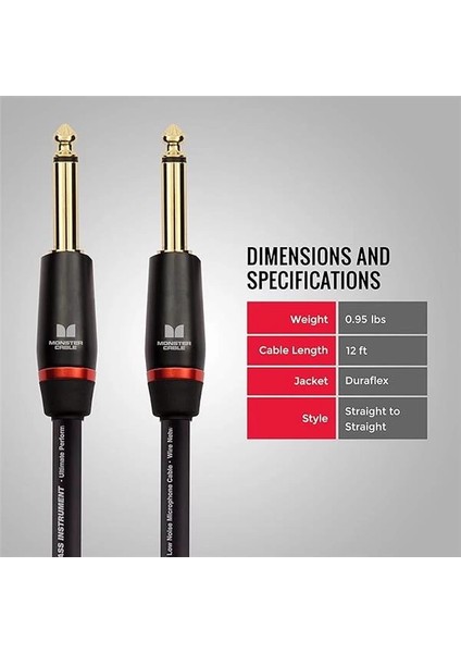 Prolink Bass® Instrument Cable - Straight To Straight | 3.6mt indirimleri