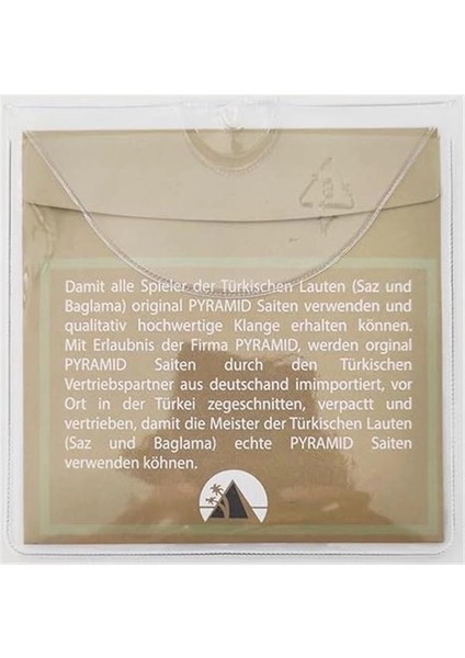 004/PST 0.20 Saz Teli - Alman - Uzun Sap Sazlar Için