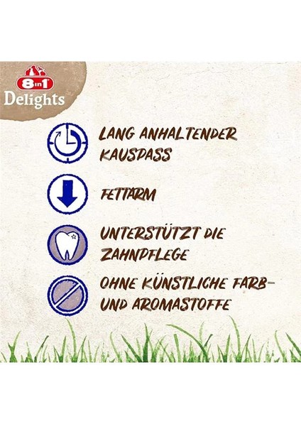 Delights Beef Xs Boy Sığır Etli Kemik 7'li, 84 gr Köpek Ödülü fırsatları