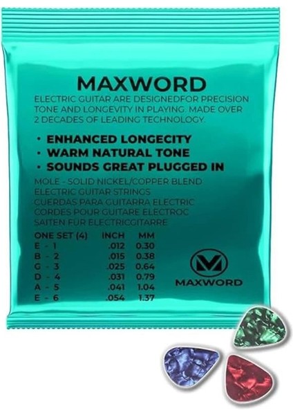 Gt-Electric Kaliteli Elektro Gitar Teli 1 Takım Set (Pena Hediye) fiyatları