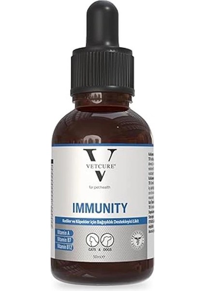 Immunity Kedi ve Köpek Genel Bağışıklık Destekleyici Likit 50 ml fırsatları