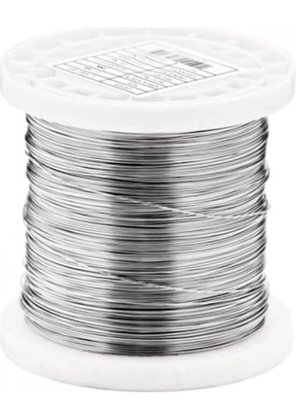 Alüminyum Çiçek Teli, Gümüş Renk Kalınlık : 3.00 mm - 10 Metre