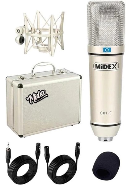 Cx1 Profesyonel Üst Seviye Condenser Stüdyo Mikrofonu
